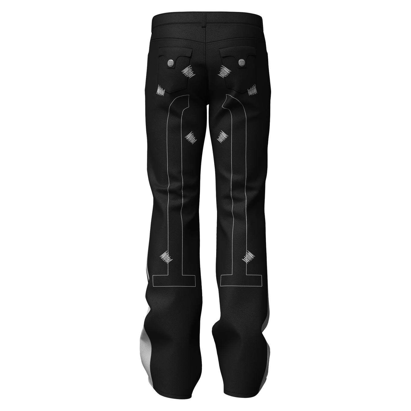 Shadow Black “Sig T” Leather Pants