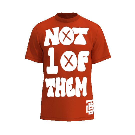 Orange Reflective “Not 1 Of Them” Tee