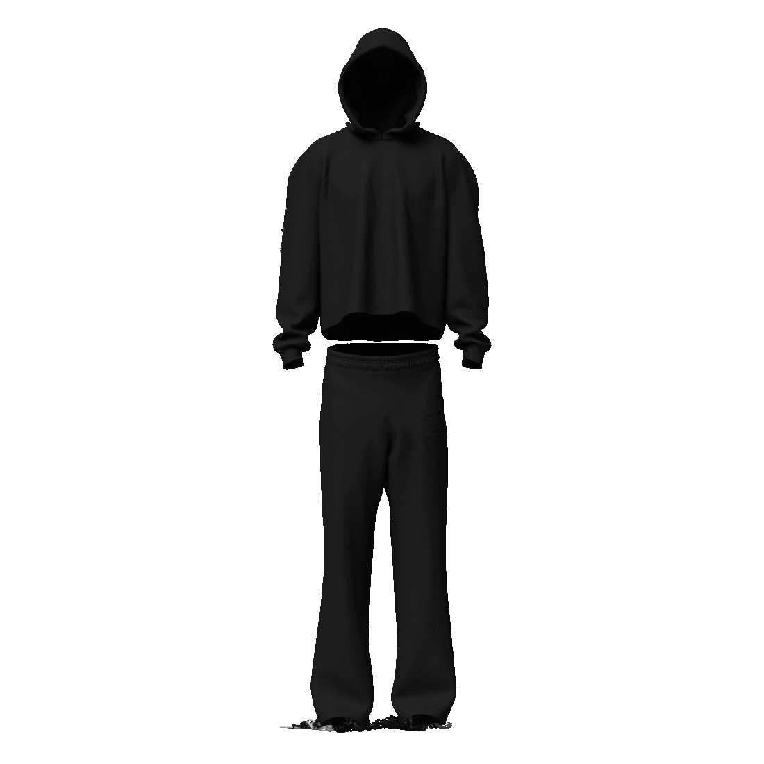 Shadow Black "Cords" Sweatsuit