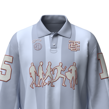 Chain Grey  “ITB” Rugby Polo