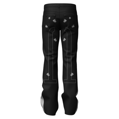 Shadow Black  “Sig T” Leather Pants
