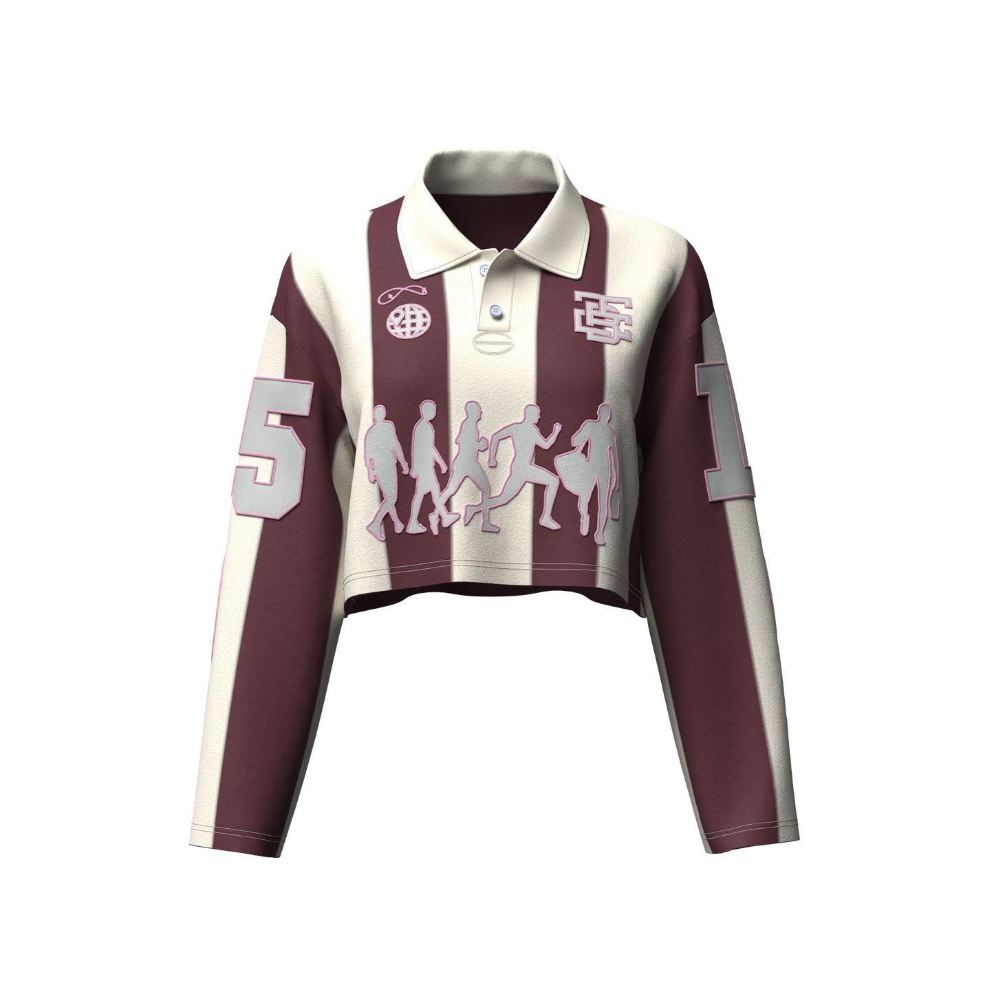Crop Neapolitan “ITB” Rugby Polo