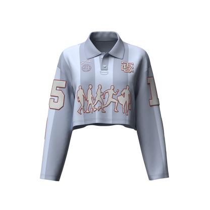 Crop Chain Grey  “ITB” Rugby Polo