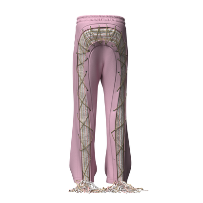 Salmon Pink "Cords" Sweatsuit