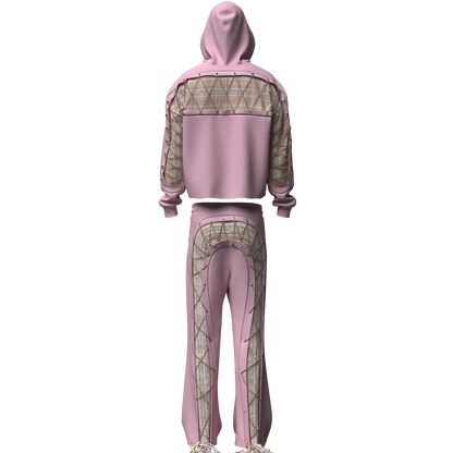 Salmon Pink "Cords" Sweatsuit