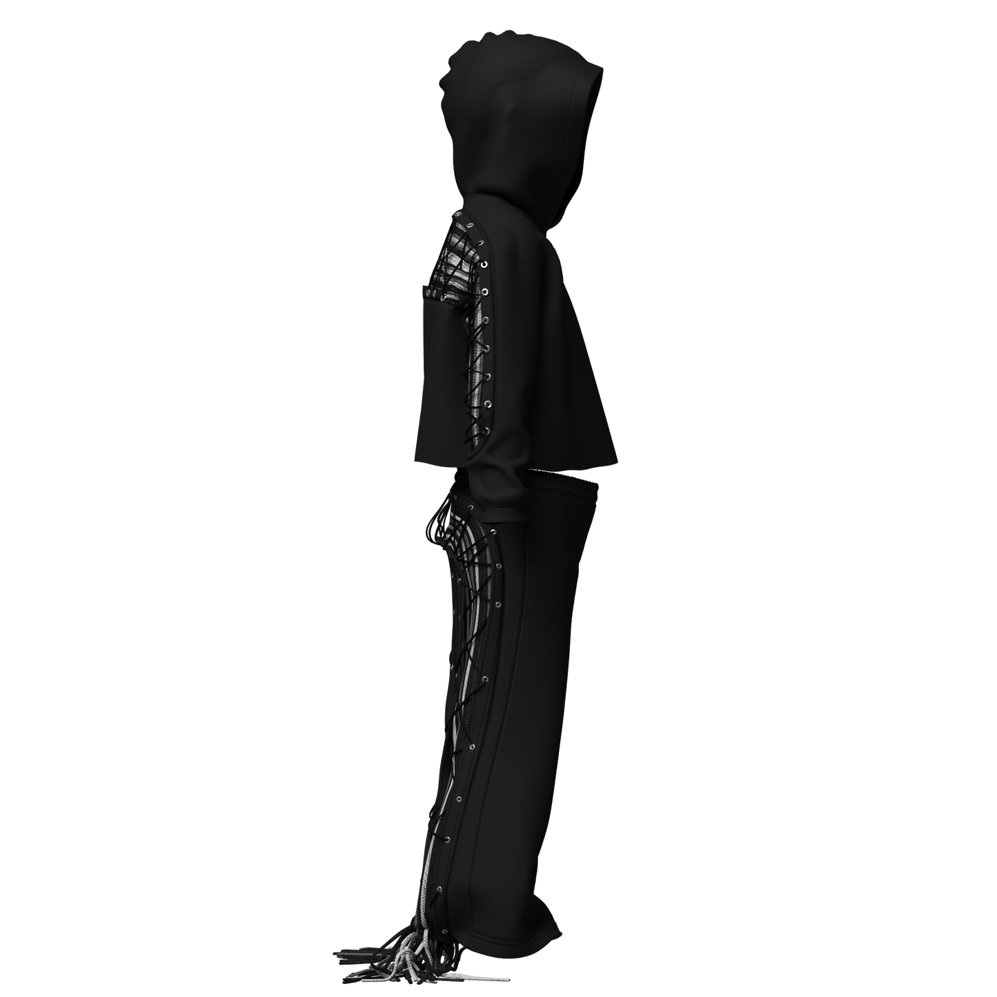Kids Shadow Black "Cords" Sweatsuit