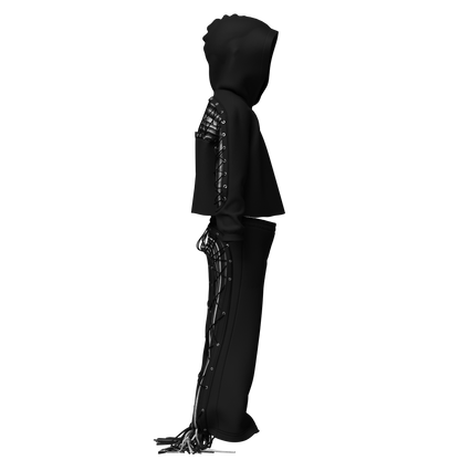 Kids Shadow Black "Cords" Sweatsuit