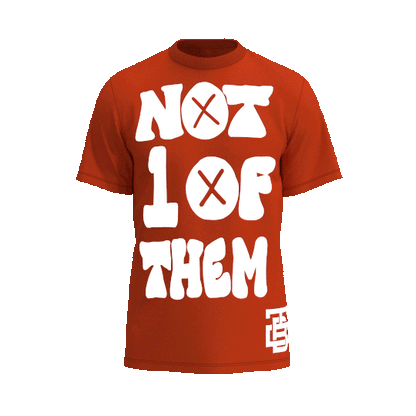 Orange Reflective “Not 1 Of Them” Tee